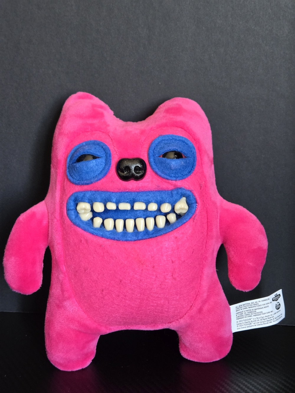 Fuggler Funny Ugly Monster Pink GREEDY GRINNER  9” Plush